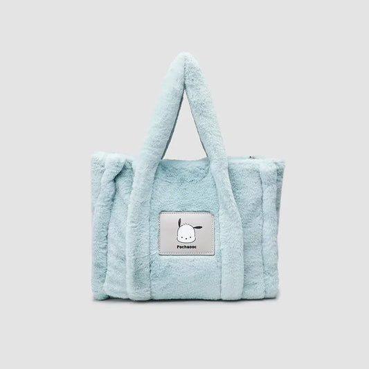 fur handbag